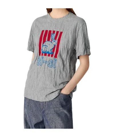 BOTTEGA VENETA BOTTEGA VENETA CRUSHED PRINTED JERSEY T-SHIRT