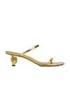 Bottega Veneta Open-toed High-heeled Sandals In Nude