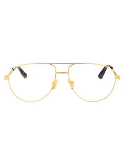 Bottega Veneta Optical In 001 Gold Gold Transparent