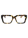Bottega Veneta Havana Havana Transparent Acetate Glasses In Brown