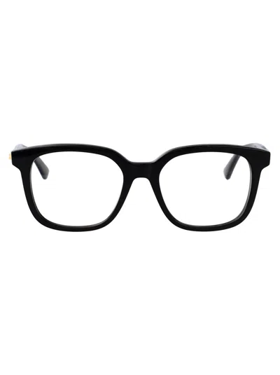 Bottega Veneta Black Acetate Optical Glasses
