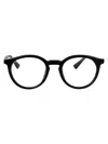 Bottega Veneta Optical In Black-gold-transparent