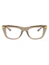 Bottega Veneta Optical In Brown-gold-transparent