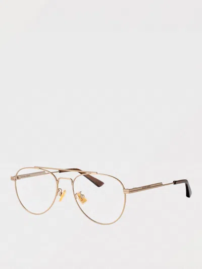 Bottega Veneta Optical Frames Men Gold In Neutral