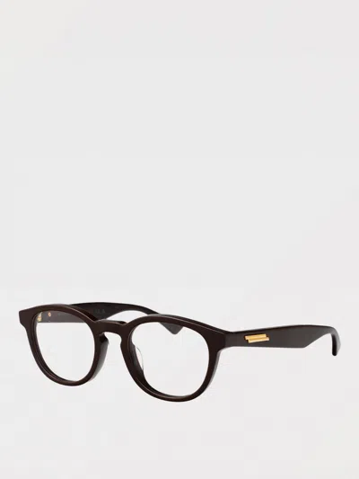 Bottega Veneta Optical Frames Men Brown In Black