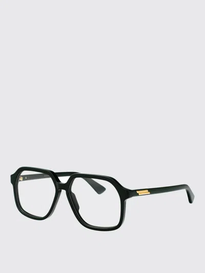 Bottega Veneta Optical Frames Men Green In Black