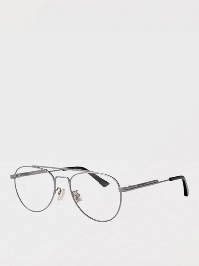 Bottega Veneta Optical Frames Men Silver In Metallic