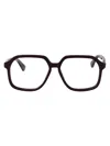 Bottega Veneta Violet Acetate Optical Glasses In Violet-violet-transparent