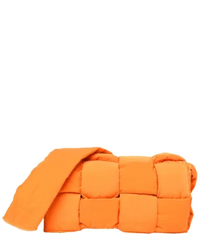 Bottega Veneta Orange Intrecciato Nylon Padded Tech Cassette Bag (authentic  Pre-loved)