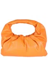 Bottega Veneta Orange Leather Shoulder Pouch Bag (authentic Pre-loved)