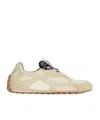 Bottega Veneta Sea Salt Suede And Nylon Orbit Flash Sneakers In Multi
