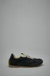 Bottega Veneta Black Suede And Nylon Orbit Flash Sneakers In Blue