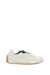 Bottega Veneta Sea Salt Suede And Nylon Orbit Flash Sneakers In Multi