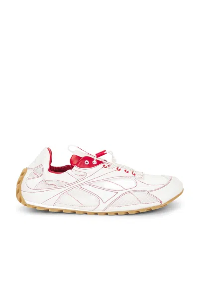 Bottega Veneta Orbit Flash Trek Sneaker Nylon Trek Soft Suede In Multi