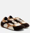Bottega Veneta Orbit Flash Wool Sneakers In Brown