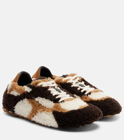 BOTTEGA VENETA ORBIT FLASH WOOL SNEAKERS