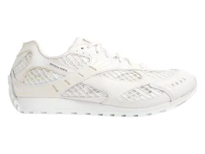 Pre-owned Bottega Veneta Orbit Lace Up (women's) Sneakers In White