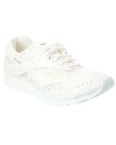 Bottega Veneta Orbit Nylon And Mesh Runner Sneakers In White