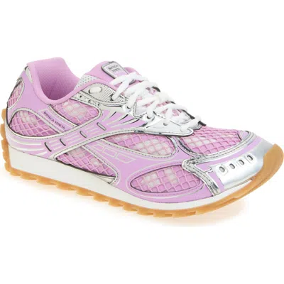 Bottega Veneta Orbit Mesh Technical Fabric Lace Up Sneakers In Multi