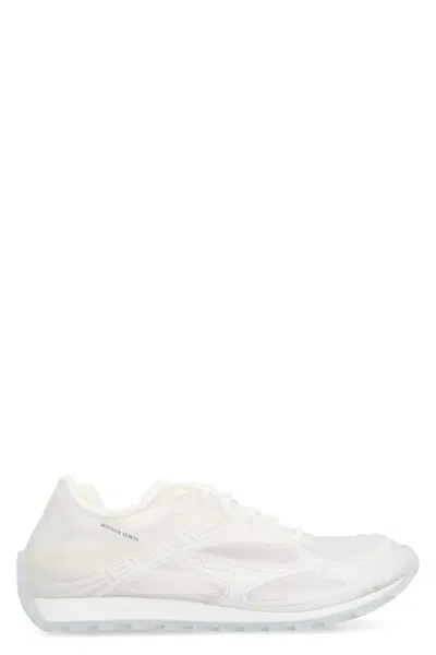Bottega Veneta Men White Transparent Rubber Orbit Sneakers In Multi