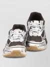 Bottega Veneta Men Fondant And Silver Technical Fabric And Mesh Orbit Sneakers In Brown