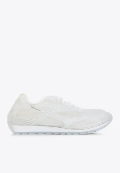 Bottega Veneta Men White Transparent Rubber Orbit Sneakers In Multi