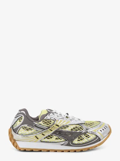 Bottega Veneta Lace-up Sneakers With Rounded Toe And Logo Padded Tongue In Multi