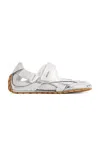 Bottega Veneta Orbit Flash Mary Jane Sneaker In White