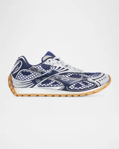 Bottega Veneta Orbit Metallic Net Runner Sneakers In Multi