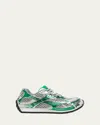 Bottega Veneta Orbit Metallic Net Runner Sneakers In Multi