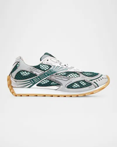 Bottega Veneta Women Technical Fabric And Mesh Orbit Sneakers In Multi