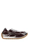 Bottega Veneta Orbit Technical Runner Sneaker In Burgundy