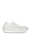 Bottega Veneta Orbit Transparent Runner Sneakers In Glass & White
