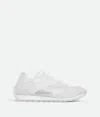 Bottega Veneta Orbit Sneakers From Running Technical Rubber And Mesh Shoes In Glass/white