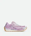 Bottega Veneta Laced Sneakers In Gloss/silver