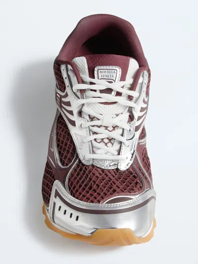 Bottega Veneta Orbit Sneaker In Burgundy