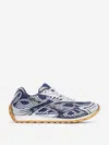Bottega Veneta Women Orbit Low-top Sneakers In Technical Fabric In Blue