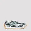 Bottega Veneta Biliard Silver Orbit Polyurethane Sneakers In Animal Print