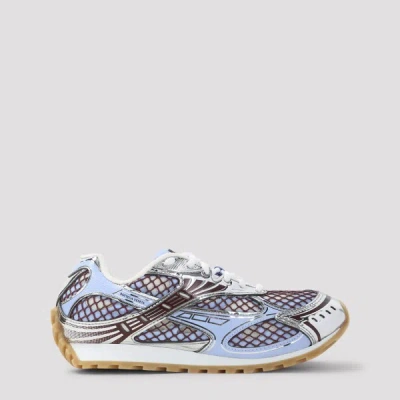 Bottega Veneta Orbit Sneakers Contrast Stitching Mesh Panels Rubber Sole In Multi