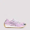 Bottega Veneta Laced Sneakers In Gloss Silver