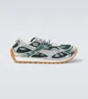 Bottega Veneta Men Orbit Sneaker Technical Fishnet In Green
