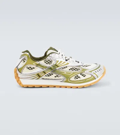 Bottega Veneta Orbit Sneakers In Green