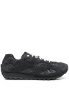 Bottega Veneta Textured Suede And Mesh Grey Sneakers In Grey