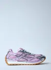 Bottega Veneta Orbit Low-top Mesh Sneakers In Pink