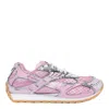 Bottega Veneta Orbit Low-top Mesh Sneakers In Pink