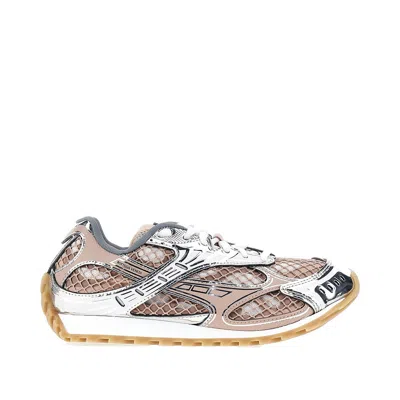 Bottega Veneta Bottega-style Orbit Sneaker With Fabric Upper And Rubber Sole In Multi