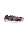 Bottega Veneta Men Fondant And Silver Technical Fabric And Mesh Orbit Sneakers In Red