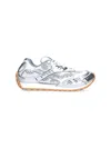 Bottega Veneta Orbit Sneakers In Silver