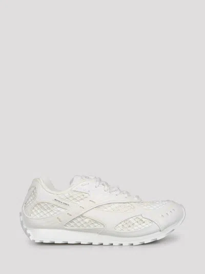 Bottega Veneta Orbit Nylon And Mesh Runner Sneakers In White