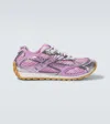Bottega Veneta Laced Sneakers In Silver